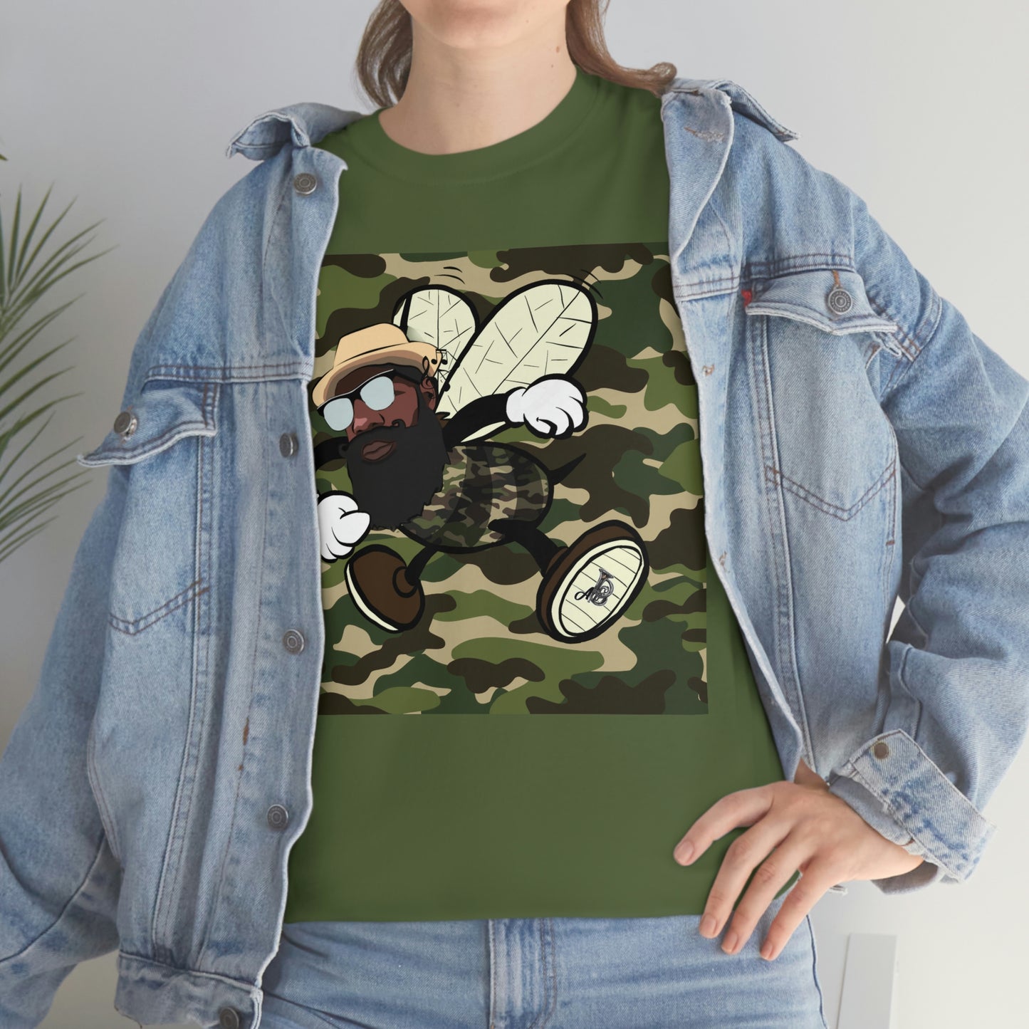 Fly Dre, Be Who U Bee, I am Just Brit Unisex Heavy Cotton Tee