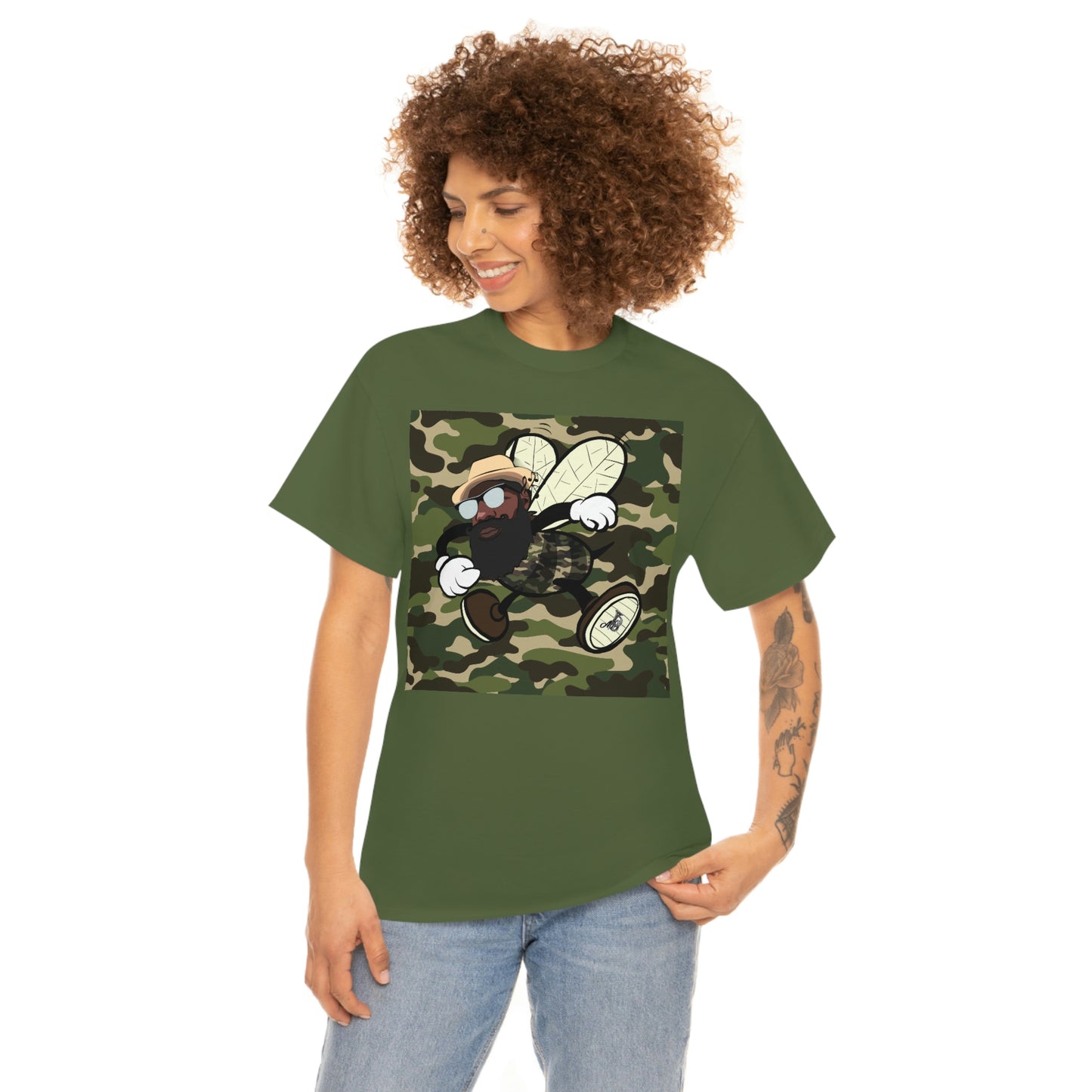 Fly Dre, Be Who U Bee, I am Just Brit Unisex Heavy Cotton Tee