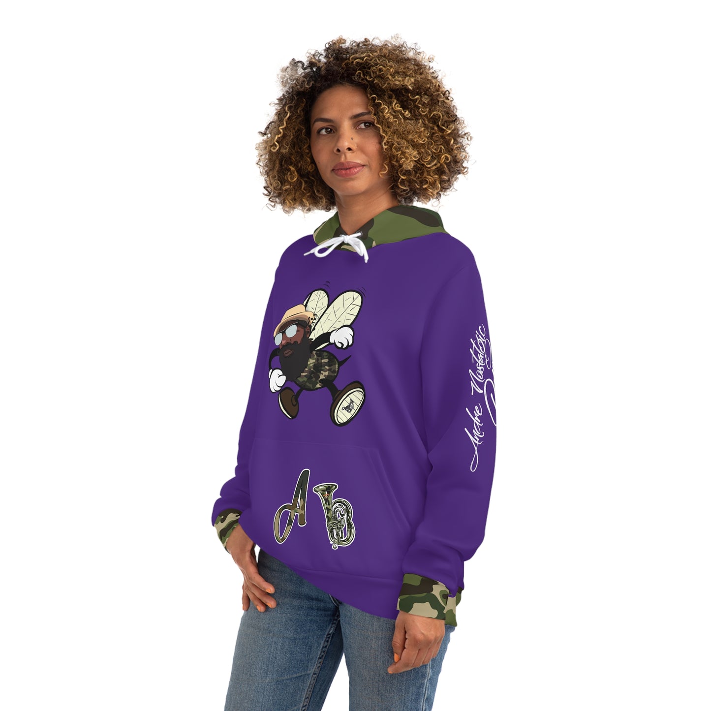 Be Who You Bee AOP Fashion Hoodie