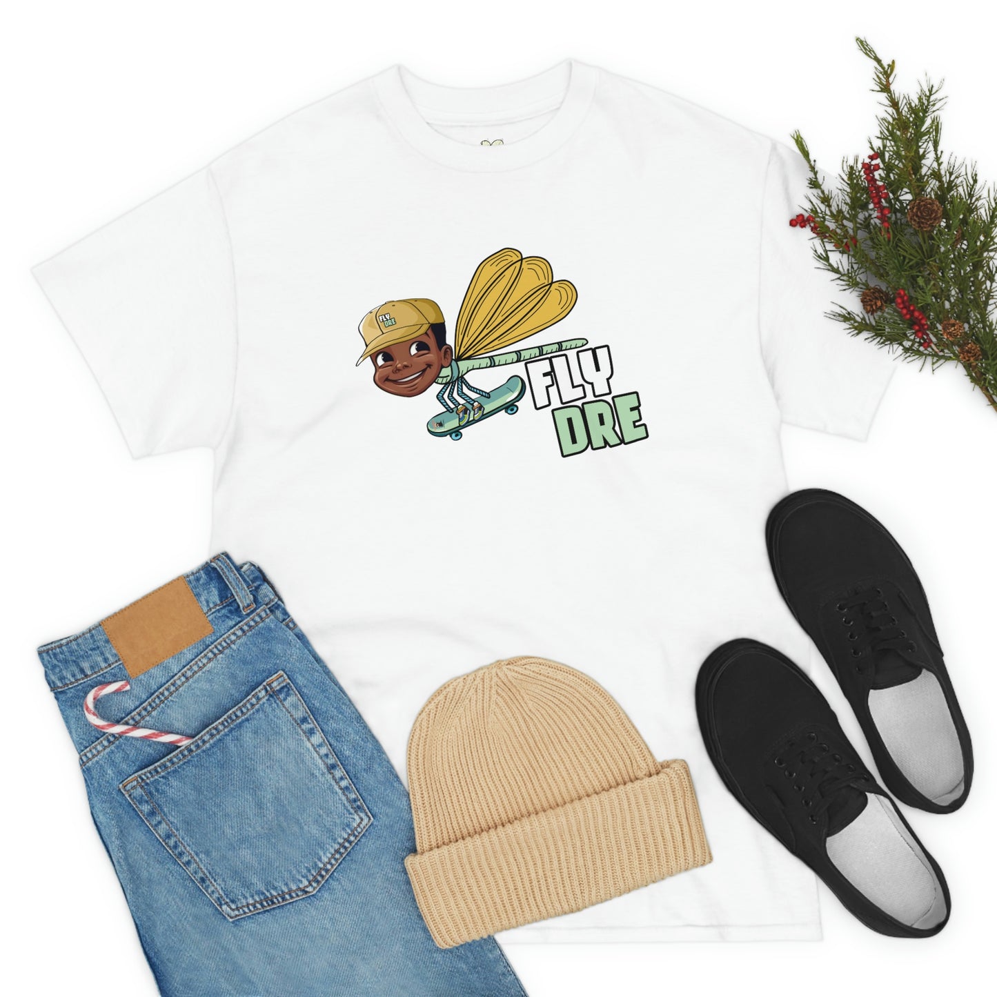 Fly Dre, Be Who U Bee, I am Just Brit Unisex Heavy Cotton Tee