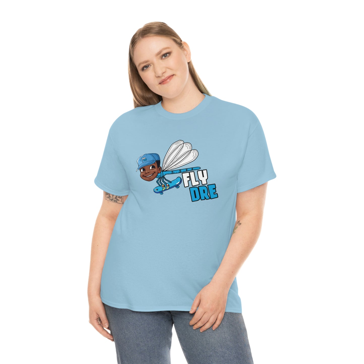 Fly Dre, Be Who U Bee, I am Just Brit Unisex Heavy Cotton Tee