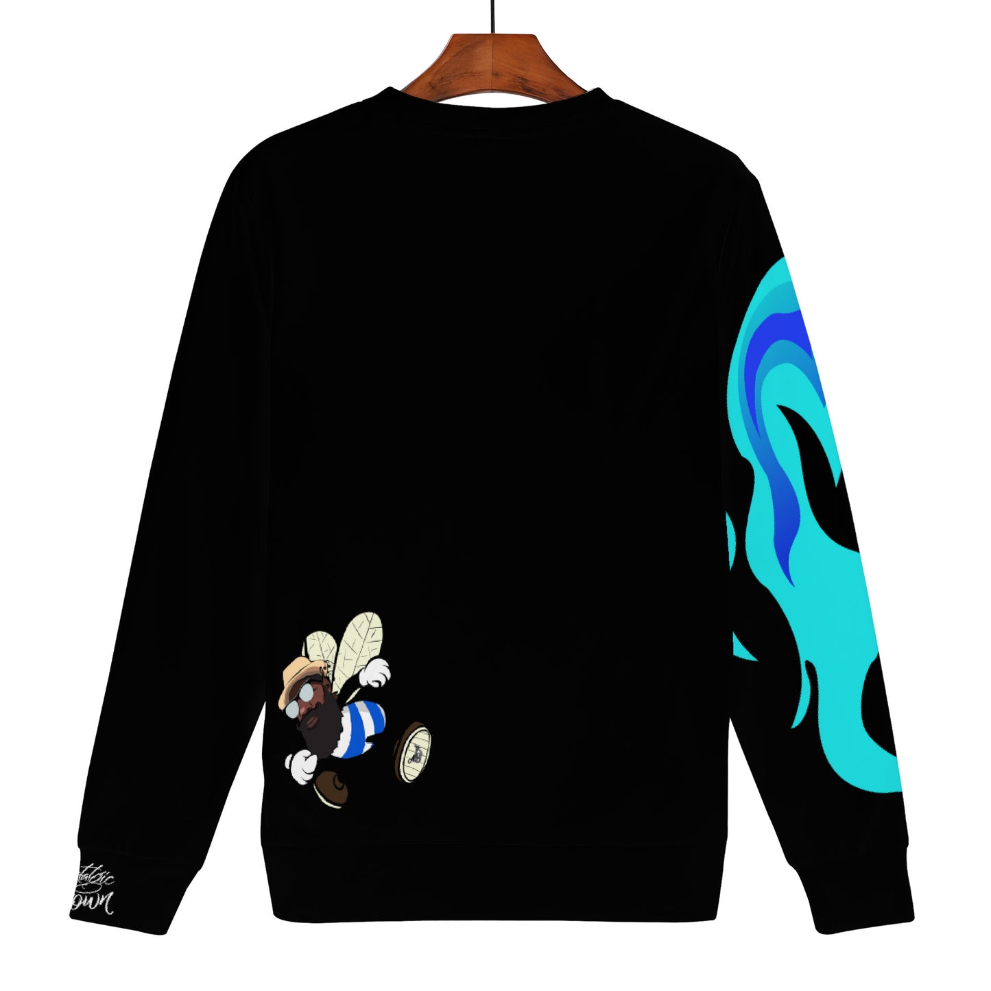Dhis Horn WoodWind Rght Here Clarinet Women's All Over Print Sweater