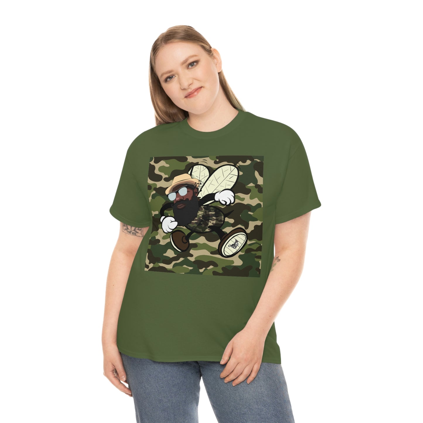 Fly Dre, Be Who U Bee, I am Just Brit Unisex Heavy Cotton Tee