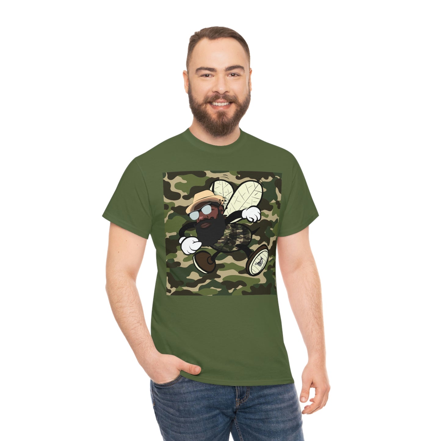 Fly Dre, Be Who U Bee, I am Just Brit Unisex Heavy Cotton Tee