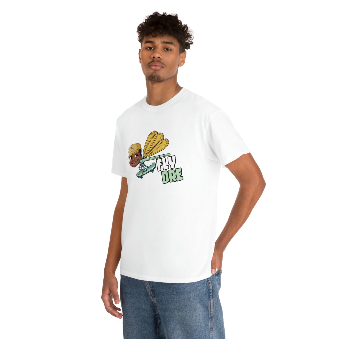 Fly Dre, Be Who U Bee, I am Just Brit Unisex Heavy Cotton Tee