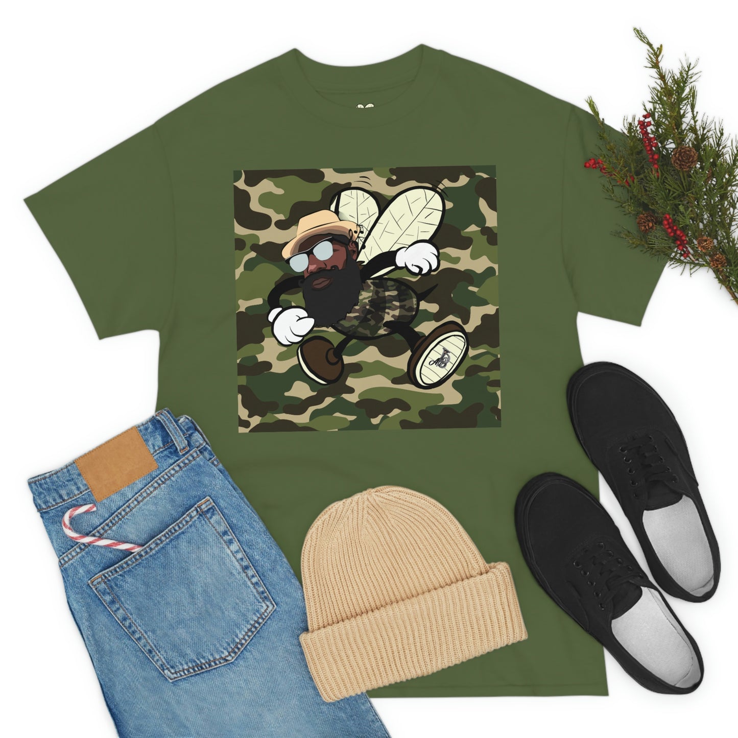 Fly Dre, Be Who U Bee, I am Just Brit Unisex Heavy Cotton Tee