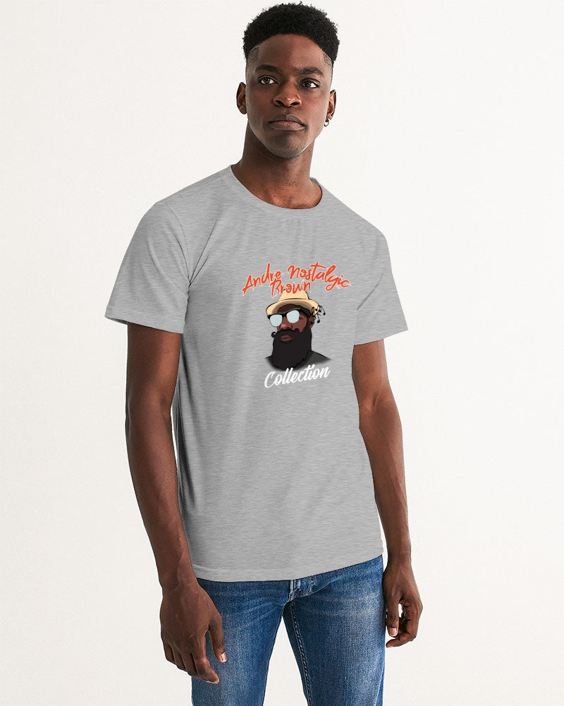 Andre Nostalgic Brown Collection Logo Gold Men's Graphic Tee