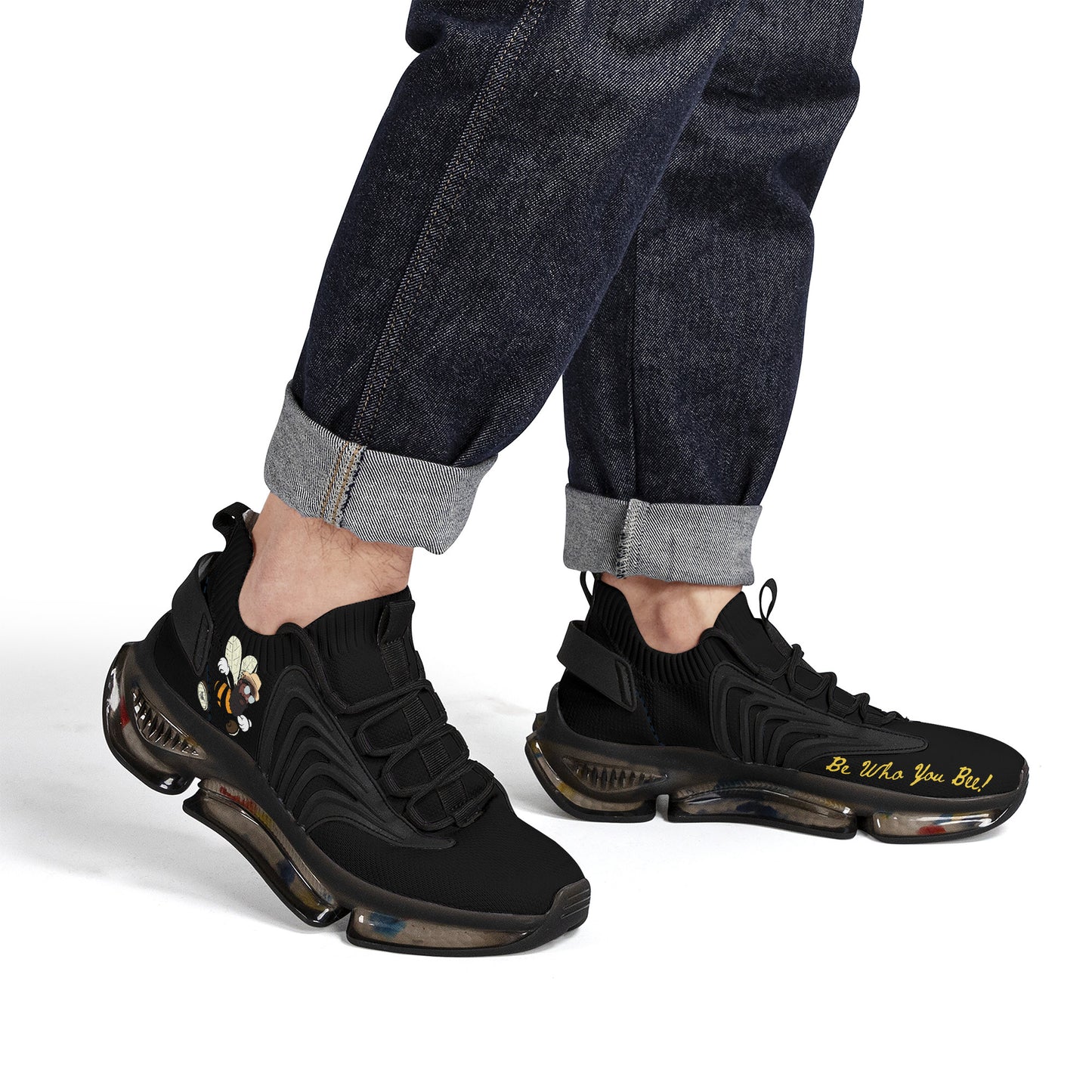 Be Who You Bee! Air Max React Sneakers - Black