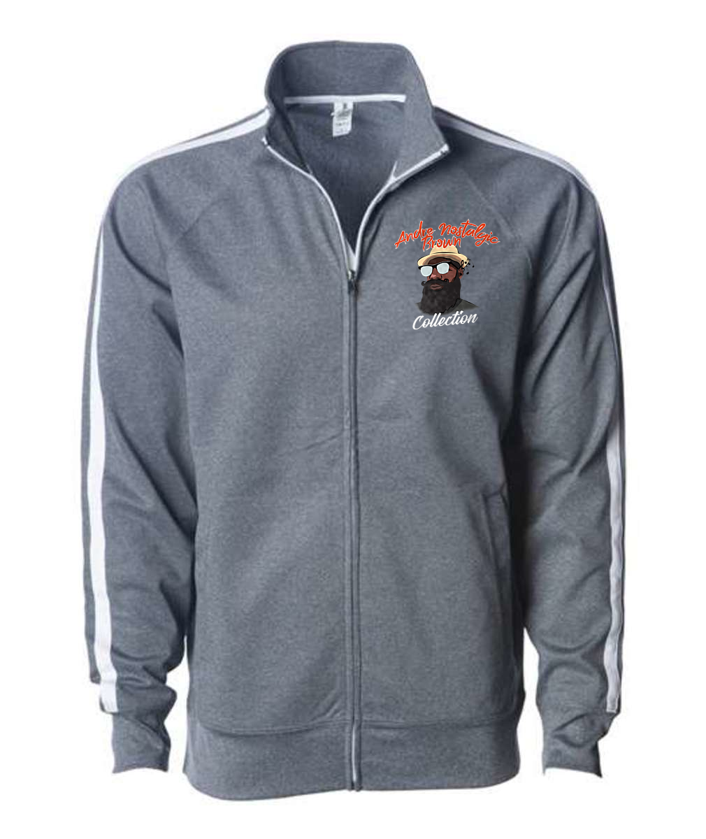 Original Logo- Unisex Lightweight Poly-Tech Full-Zip Track Jacket Embroidered or Similar