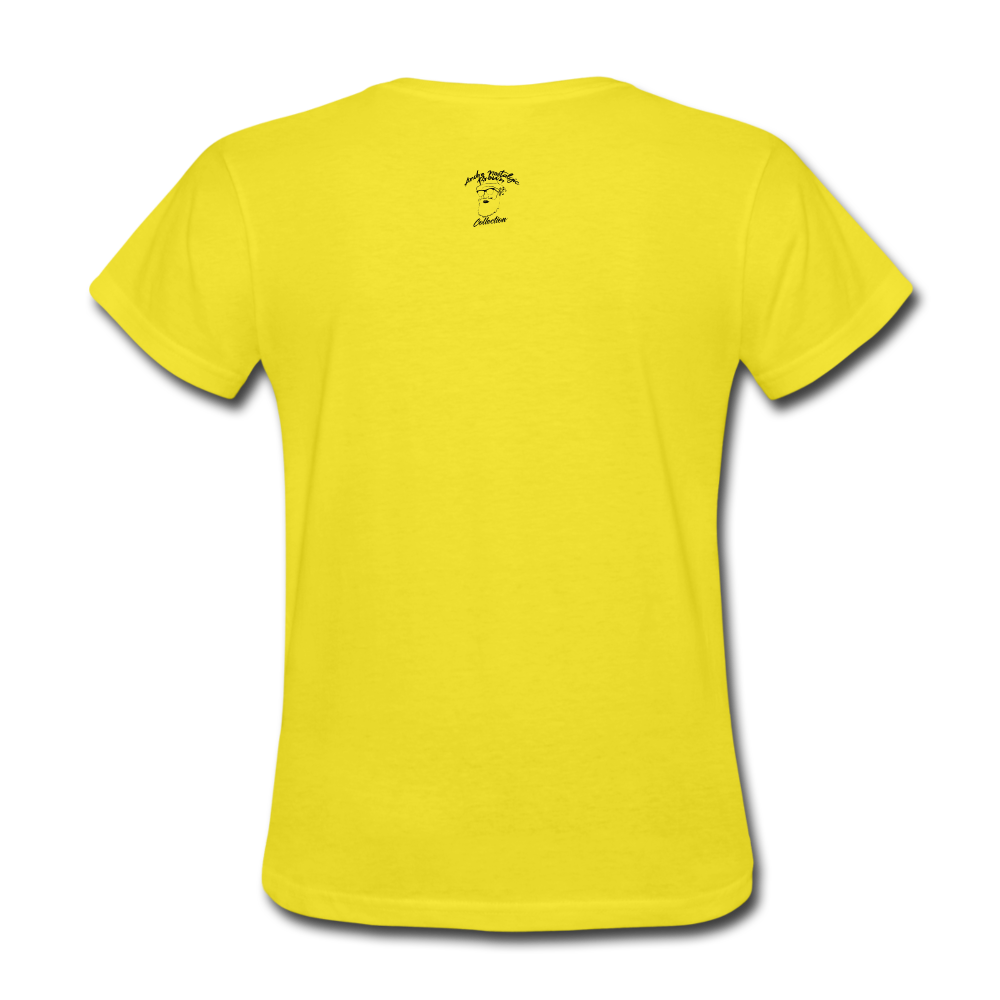 Its ok to be Strong Women's T-Shirt by B.M.J Accessories&Fashions - yellow
