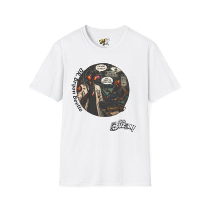 We Buzzin Comic Tee — 'I'm Here To Help'  Graphic T