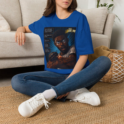 I Bee Incredible Orgins T-Shirt — “We Buzz In” Retro Comic Portrait Tee