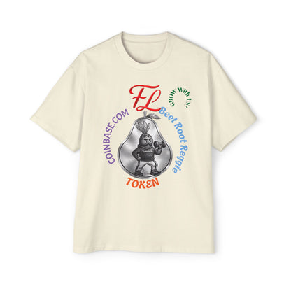 Beet Root Reggie Token Tee — Crypto Coin Mascot Graphic Shirt