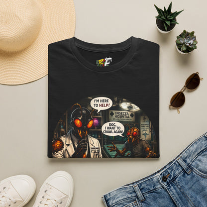We Buzzin Comic Tee — 'I'm Here To Help'  Graphic T