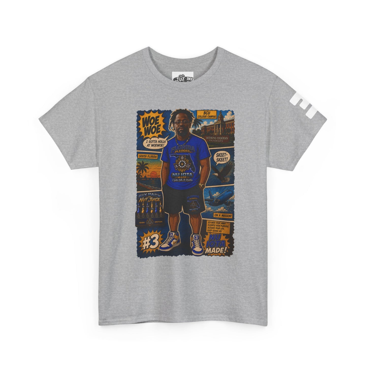 Comic Woe Woe Tee – Vintage Motorcycle Club Style Shirt