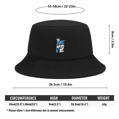 Bee Who U Be Embroidered Bucket Hats