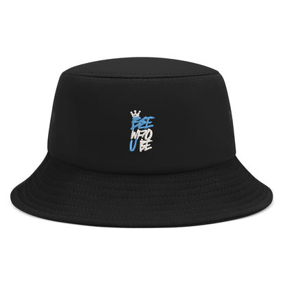 Bee Who U Be Embroidered Bucket Hats