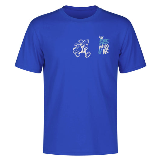 Bee Who U Be Embroidered Men's Cotton T shirts