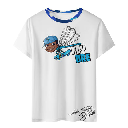 Fly Dre Kids All Over Print Short Sleeve T-Shirt