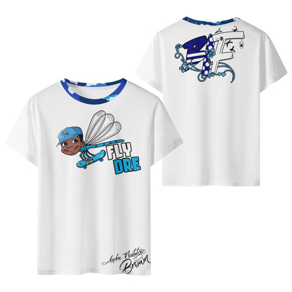 Fly Dre Kids All Over Print Short Sleeve T-Shirt