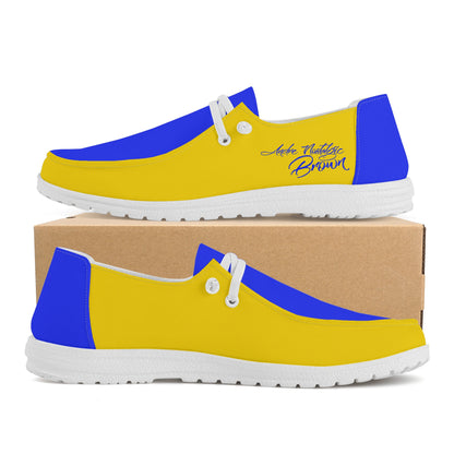 Bee Who U Be Mens Canvas Loafers