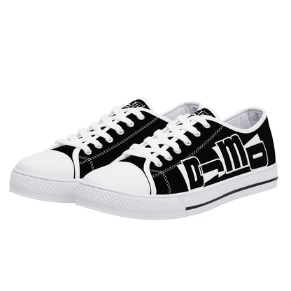 DJMD Womens Low Top Canvas Shoes - Customized Tongue