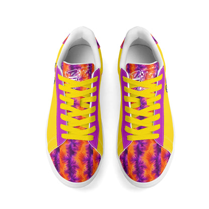 Manne The Spyder Adult Lightweight Brand Low Top Leather Skateboard Shoes WIth Personalized Logo /Name