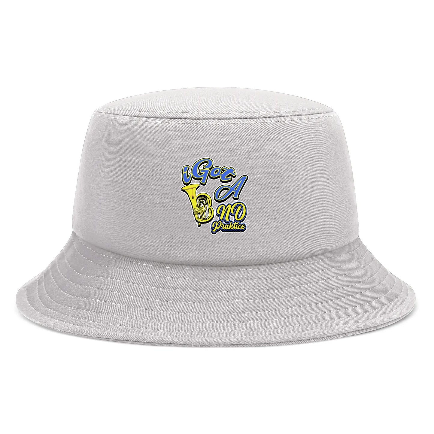 iGot Band Praktice Mouth Bucket Hat Fishing Cap Fishermans Hat with Front Printed