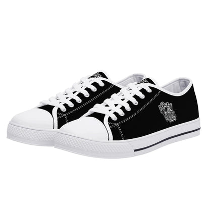 i Got Band Praktice  Womens Low Top Canvas Shoes - Customized Tongue