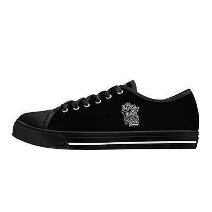i Got Band Praktice  Womens Low Top Canvas Shoes - Customized Tongue