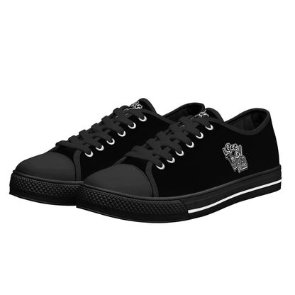 i Got Band Praktice  Womens Low Top Canvas Shoes - Customized Tongue