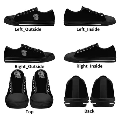 i Got Band Praktice  Womens Low Top Canvas Shoes - Customized Tongue