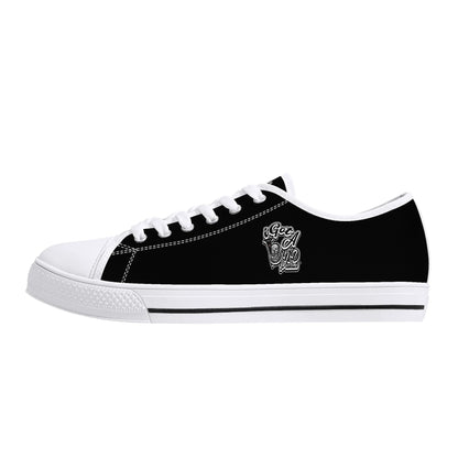 i Got Band Praktice  Womens Low Top Canvas Shoes - Customized Tongue