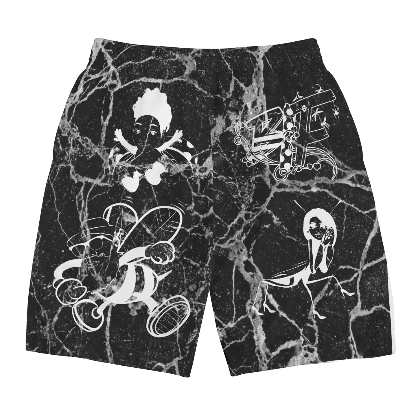 Blk Insct Famili #2 Mens All Over Print Board Shorts