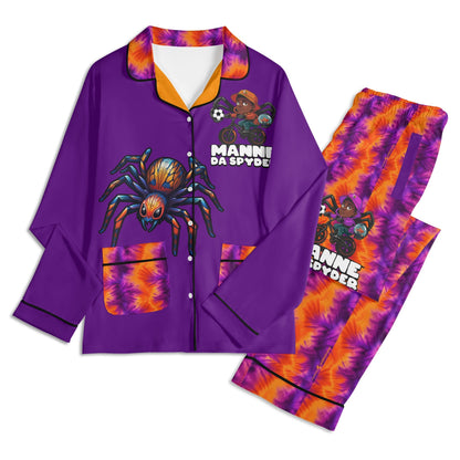 Blk Insct Famili Unisex Long Sleeve Adult Pajama Set
