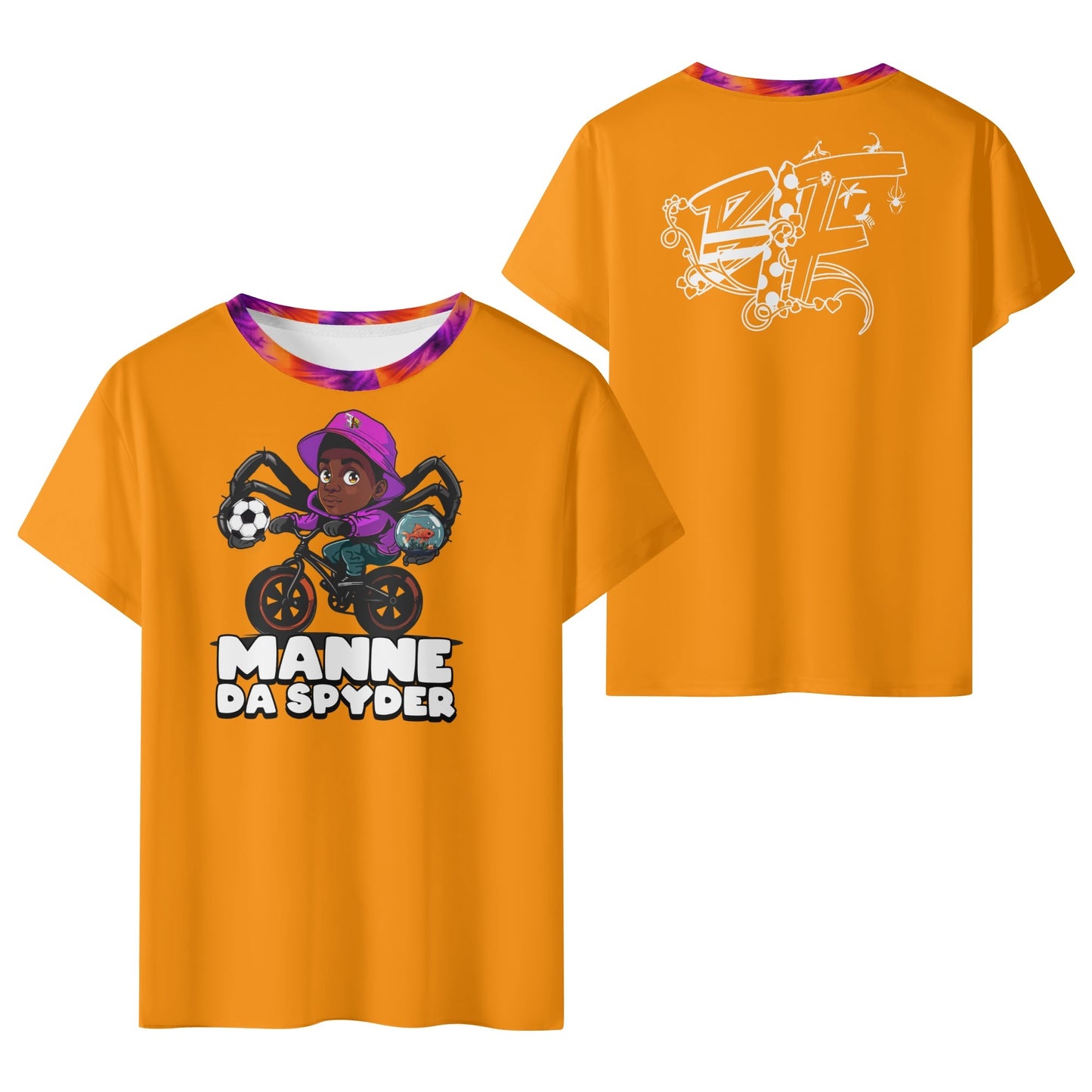 BLK Insct Famili Kids All Over Print Short Sleeve T-Shirt