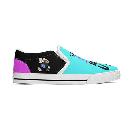 Bee Who U Bee Mens Rubber Slip On Shoes