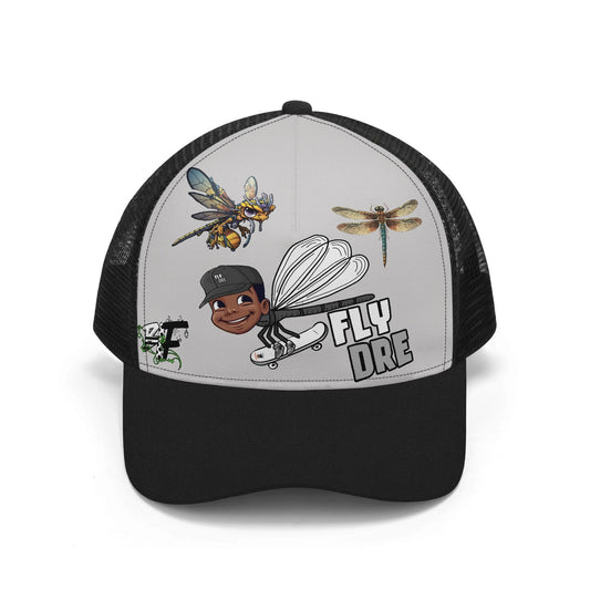 Blk Insct Famili Front Printing Mesh Trucker Hats