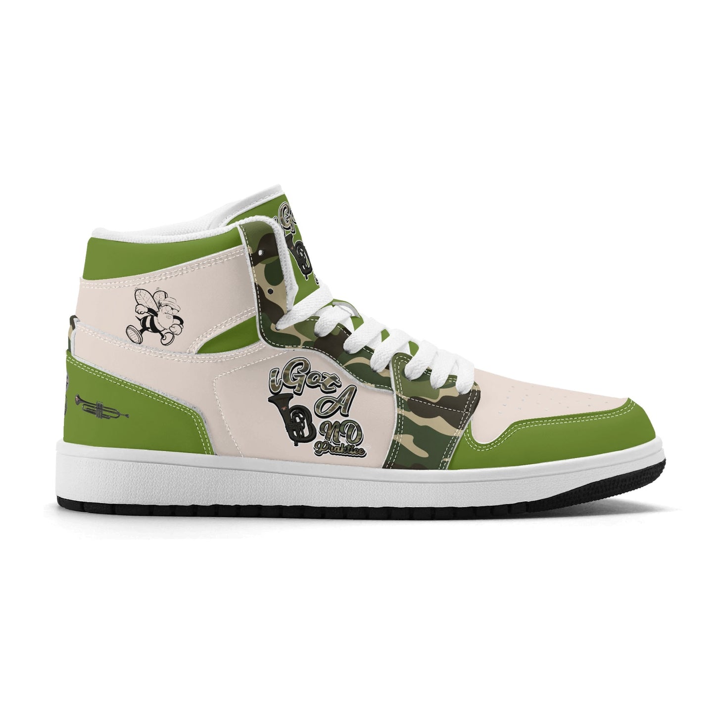 iGot Band Praktice Mens High Top Sneakers-V2
