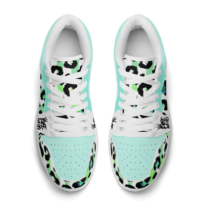 Bee Who U Be Womens Premium PU Leather Low Top Sneakers-V2
