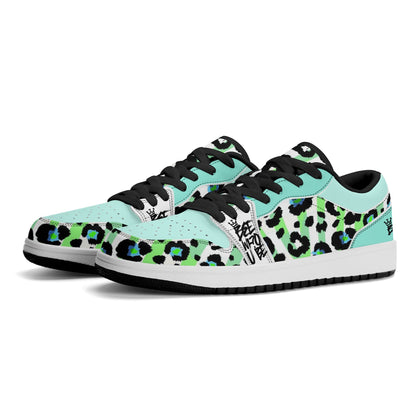 Bee Who U Be Womens Premium PU Leather Low Top Sneakers-V2