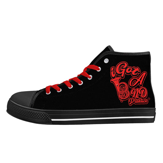 iGot Band Praktice Mens High Top Canvas Shoes - Customized Tongue