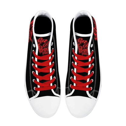 IiGot Band Praktice Mens High Top Canvas Shoes - Customized Tongue