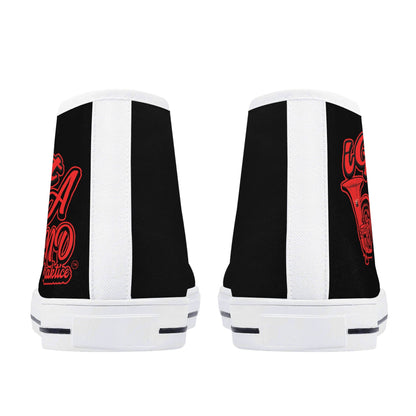 IiGot Band Praktice Mens High Top Canvas Shoes - Customized Tongue
