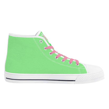 Bee Who U Be womens high top canvas sneakers