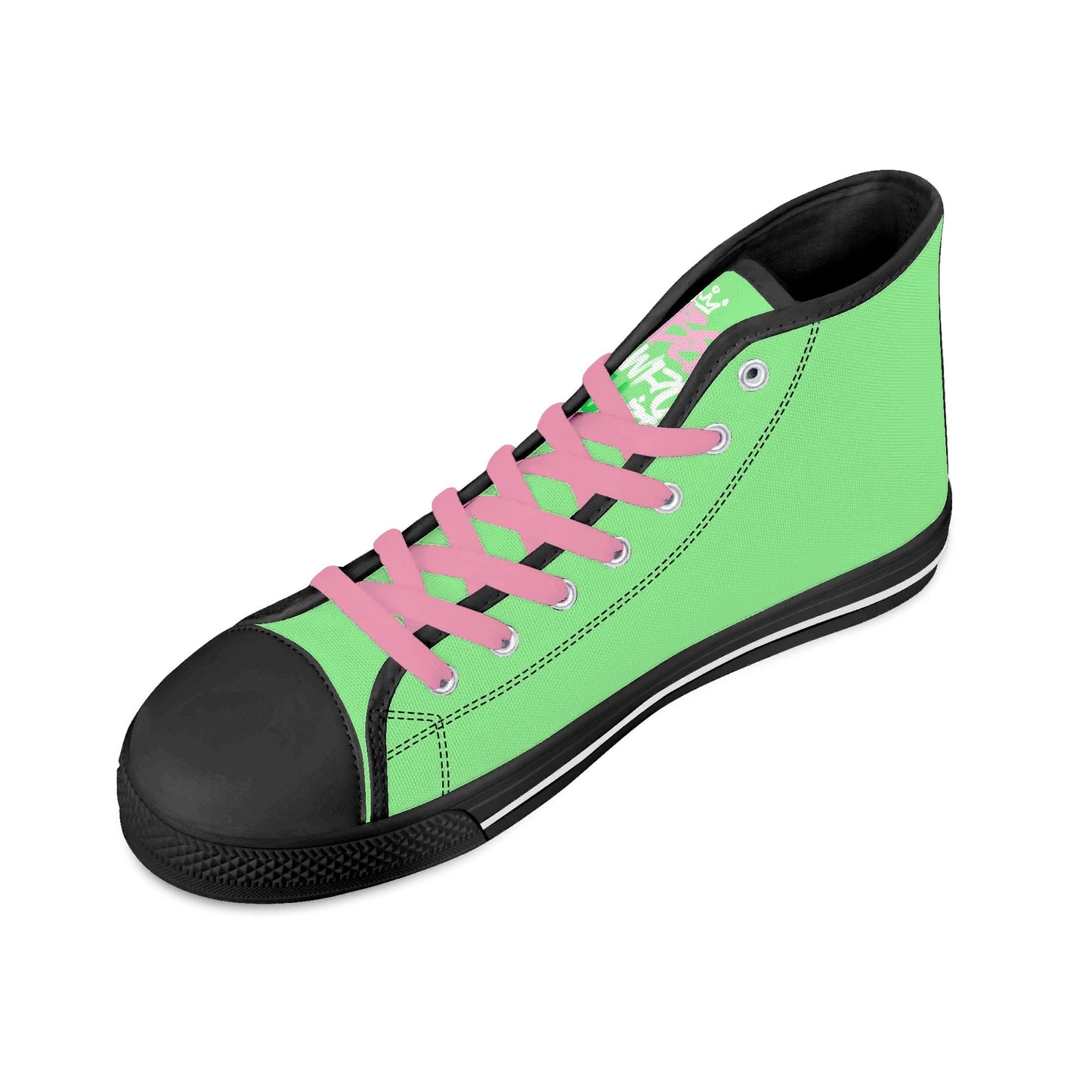 Bee Who U Be womens high top canvas sneakers