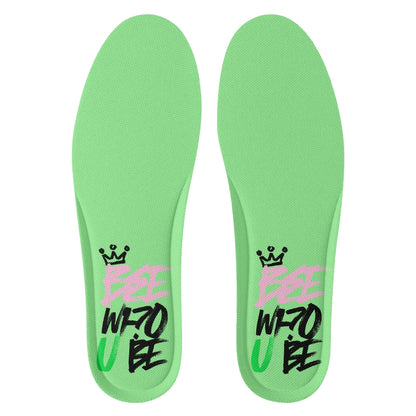 Bee Who U Be Womens Premium PU Leather Low Top Sneakers-V2