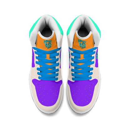 iGot Band Praktice Mens Premium PU Leather High Top Sneakers-V2