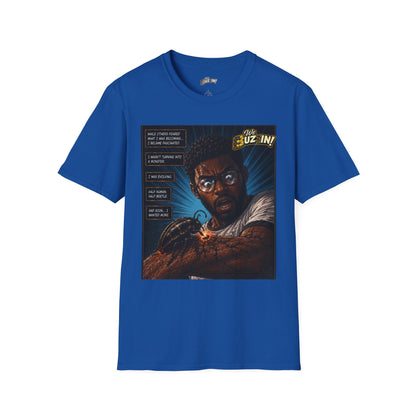 I Bee Incredible Orgins T-Shirt — “We Buzz In” Retro Comic Portrait Tee