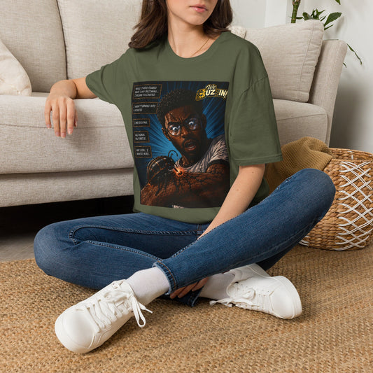 I Bee Incredible Orgins T-Shirt — “We Buzz In” Retro Comic Portrait Tee